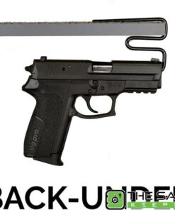 Gun Storage Solutions 2-Pack Handgun Back-Under Shelf Holders/Kickstands